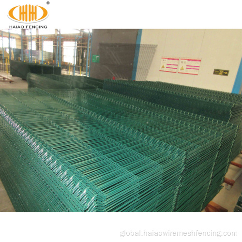 PVC Coated Welded Fence Panel Fence Panel Popular Powder Coated Kinds Manufactory